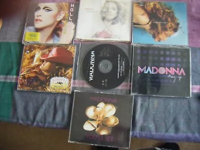 Madonna : JOB LOT - 7 Cd SINGLES • $7.46