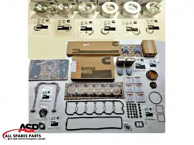 98.5 - 02 OEM Cummins REBUILD Kit W/ PISTONS MAINS RODS GASKETS 24V 5.9L VP44 • $1189.99