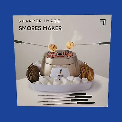 Sharper Image S'mores Maker Indoor Electric Tabletop Marshmallow Chocolate Set • $14.95