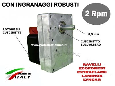 Engranaje De Nylon Reforzado Para Motorreductor De Estufa De Pellets Kenta K911/K917 - 5 Rpm, Repuesto Italiano