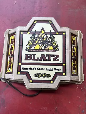 Blatz Lighted Beer Sign • $25