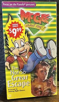 Sealed VHS ~ McGee And Me - The Not-So Great Escape ~ FREE SHIPPING • $11