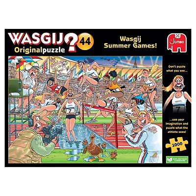 WASGIJ Original 44- Summer Games 1000pc Jigsaw Puzzle 1110100333 • £19.95