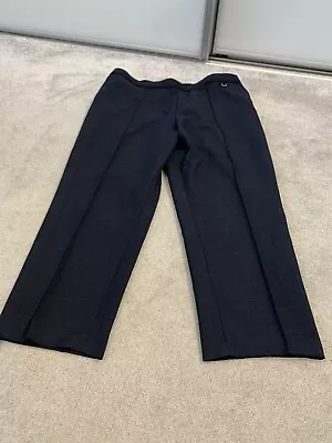 Ladies M&S Classic Navy Trousers Size 18 Short • £5