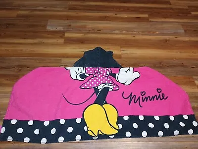 Disney Minnie Mouse Kids Hooded Bath Towel Wrap • $9.98