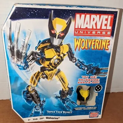 Mega Bloks Wolverine Super Tech Heroes #2087 Marvel Universe NIB • $38.11