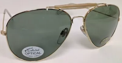 Vintage Outdoorsman W/ Optical Ground & Polish Glass Lens Sunglasses • $79.99