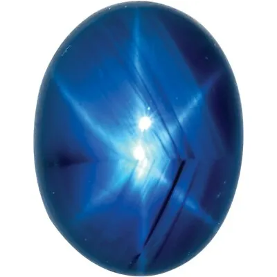 $360.90 • Buy Natural Fine Blue Star Sapphire - Oval Cabochon - AAA Grade - Unheated, Untreate
