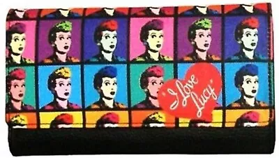 Lucille Ball I LOVE LUCY Zippered Pop Art WALLET New & Officially Licensed • $15.99