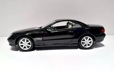 Maisto Mercedes Benz SL-Class Black 1:18 Scale Diecast Model Car • $37.77