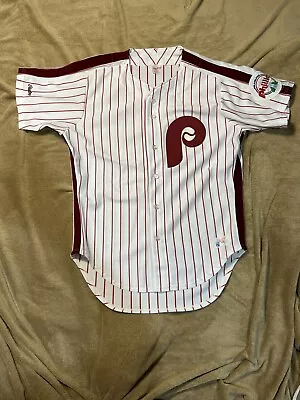 Vintage Phillies Jersey Size 44 Rawlings • $249