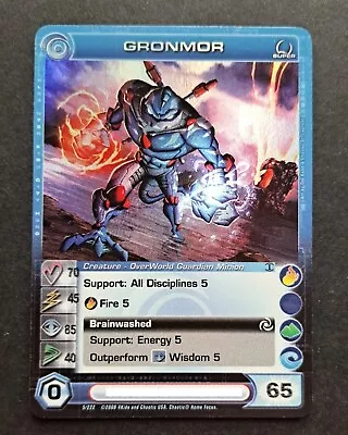 Gronmor (Max Energy) Super Rare Foil Beyond The Doors 5/222 Chaotic TCG • $35