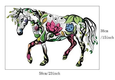£6.99 • Buy Multicolor Horse Wall Sticker Home Decor Room Art Decoration Mural Decal Vinyl