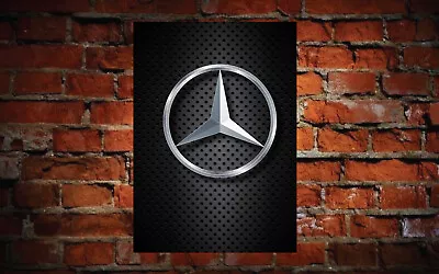 Mercedes Benz Logo Sign/banner - Corex - Foam And Metal A1 And A2 • $16.41