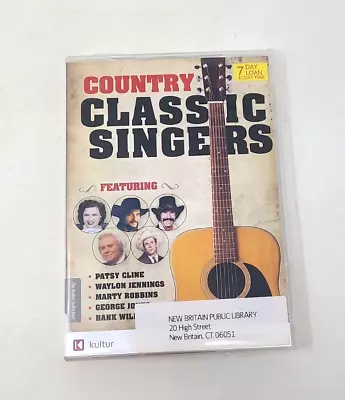 Country Classic Singers Patsy Cline Waylon Jennings Marty Robbins DVD Set • $14.99