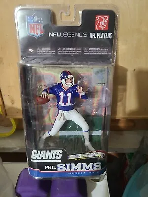 McFarlane Phil Simms NFL Legends Series 6 Figure  New York Giants NEW IN BOX!!! • $26.99