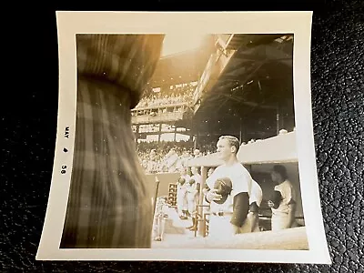 Mickey Mantle Dugout 1958 Type 1 Original Photo Vintage Snapshot NY Yankees Rare • $150