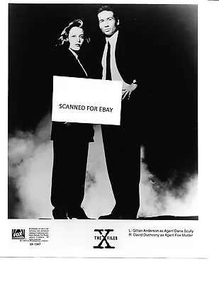 The X-Files Press Original Studio Photo Mulder Scully Anderson Duchovny • $4.99