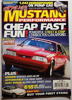 1979-1993 Mustang Performance  Fall 2008 • $15