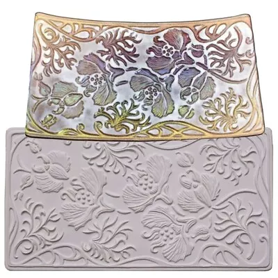 Art Nouveau Texture Glass Fusing Kiln Mold • $29.38