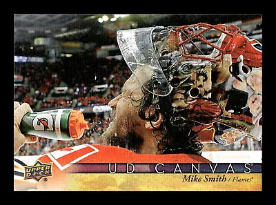 Mike Smith 2017-18 Upper Deck Hockey #C131 UD Canvas Calgary Flames • $0.99