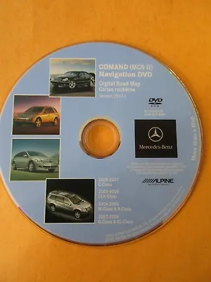 05 06 07 08  Mercedes Clk Ml R  C G Gl Class Navigation Dvd 2007.1 A169 827 4859 • $64.95