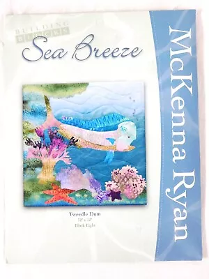 McKenna Ryan Sea Breeze Tweedle Dum Whale Quilt Block & Pattern SEA08 • $12.99