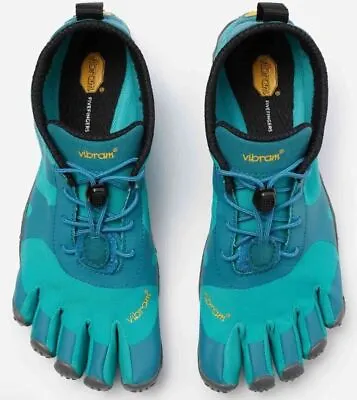 Vibram V-Alpha Sz US 6.5-7 M EU 36 Women's Trail Running Shoes Teal/Blue 19W7102 • $68.99