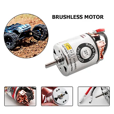 12/17/22/29/40T Brushed Motor Stainless Steel RC Brushed Motor Replacement Parts • $12.82