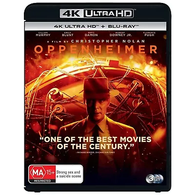 Oppenheimer (4K UHD Blu-Ray) BRAND NEW Region B • $49.99