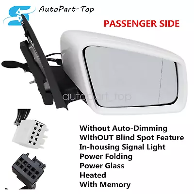 Fits For Mercedes GLK250 GLK350 2010-2015 White Right Passenger Side Mirror • $198.99