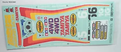 Big Wig 2017 47330 New Tamiya Part From The Rerelease Kit - Sticker Set 9494185 • $42.95