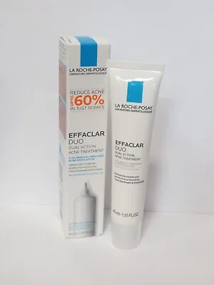 La Roche-posay Effaclar Duo Dual Action Acne Treatment 1.35 Oz Boxed • $24