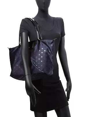 Authentic Longchamp Le Pliage Navy Limited Edition Etoiles Stars Tote Bag • $225.99