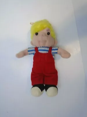 DENNIS THE MENACE Vintage 1992 PLUSH STUFFED  11” DOLL By NANCO • $14.73