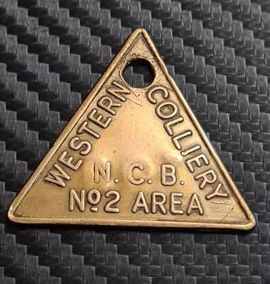 £12.99 • Buy Original Western Colliery Pit Check Wales Welsh Miners Lamp Tally