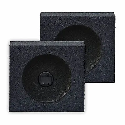 QPower QBTW6.5 Single 6.5  Car Speaker Box Enclosure W/ Bed Liner Spray (Pair) • $51.53