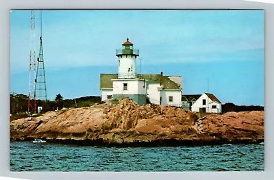 Gloucester MA Eastern Point Lighthouse Massachusetts Vintage Postcard • £7.59