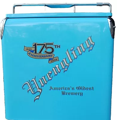 175th Anniversary Yuengling America's Oldest Brewery Metal Cooler Blue 12x12x9 • $65