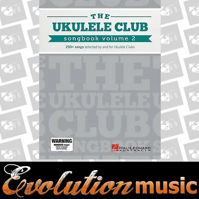 $39.95 • Buy The Ukulele Club Songbook Volume 2 - 230+ Song Book Selected By Ukulele Clubs
