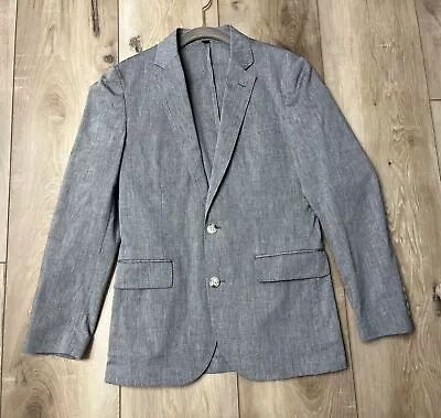 J.Crew Blazer Ludlow Somelos Cotton Unstructured Lightweight Gray Sz 34S NEW • $89