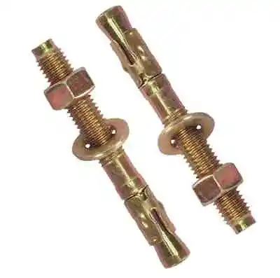 M6 M8 M10 M12 M16 Through Bolt Anchor Bolts Masonry Wall Solid Fixing Wedge • £5.40