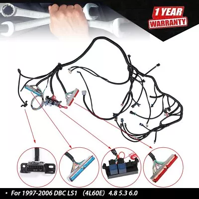 Standalone Engine Wiring Harness Fit For 1997-2006 DBC LS1 （4L60E）4.8 5.3 6.0 • $89.99