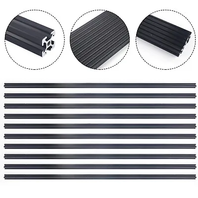 10pc 2020 T-Slot Aluminum Extrusion For CNC 3D Printer-10X 1M Black 20*20*1000mm • $74