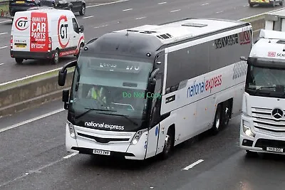 T273 6x4 Coach Photo BV23 ZWB National Express [Brighouse 30.06.23]CS • £1.10