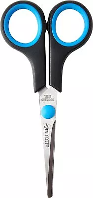 Westcott 5 Inch Scissor Easy Grip Left Handed Soft Grip - Black/Blue • £3.50
