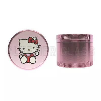 Hello Kitty Herb Grinder 2  4 Piece Medium Metal Tobacco Crusher 55mm Girly Pink • £24.08