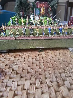 28mm Ancients Painted / Dark Ages / Medieval Archers And Stakes.x 30 • £45