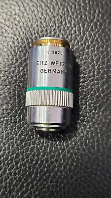 $400 • Buy Leitz Microscope Objective PL FLUOTAR 25x/0.60 160/0.17 519870