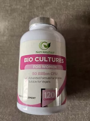 Probiotics For Women 50 Billion CFU With Prebiotics Cranberry 120 Vegan Caps R13 • £11.99